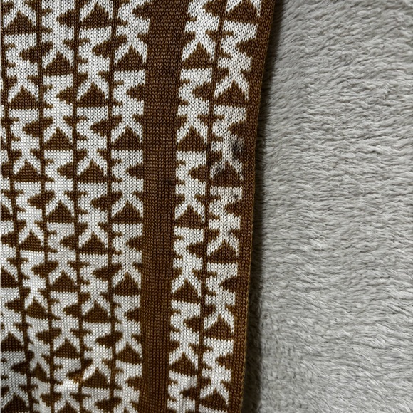 Michael Kors Brown and White Scarf - Picture 2 of 2